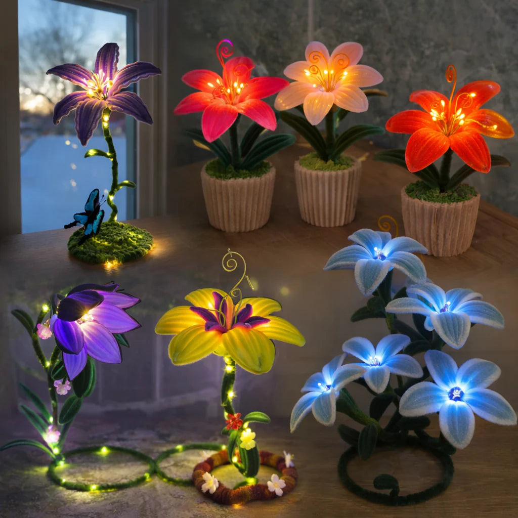 Colección - Lamparas y Ramos Luminosos de Limpiapipas